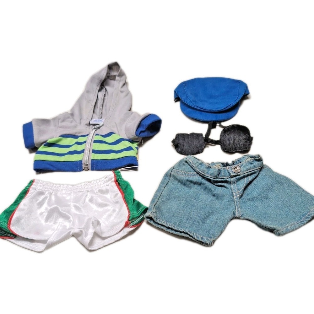Build A Bear Boy Clothes 5 pc Lot Clothing Accessories Outfit Genuine BAB FAIR